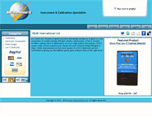 Tablet Screenshot of heme-international.com
